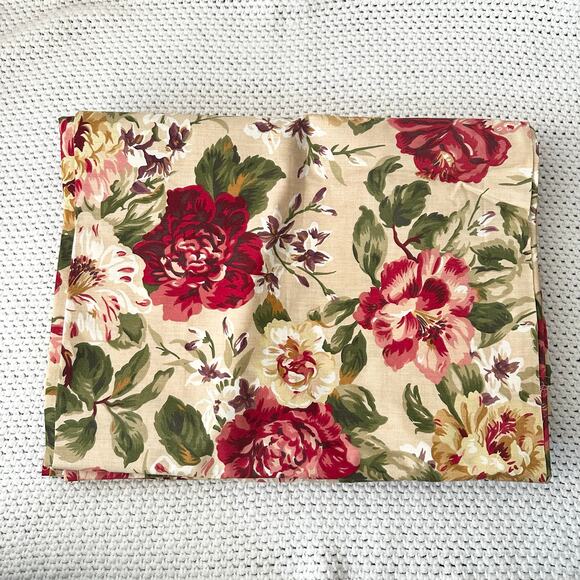 Ralph Lauren Vintage Constance Floral 3 Large Pieces Fabric Scrap Repurpose Read - Picture 3 of 6